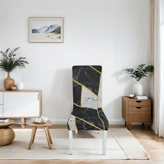 Чохол на стілець універсальний трикотажний 017 Love You | Зображення 1