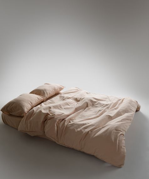 Постельное белье Limasso Stonewashed Ranforce 200 х 220 см Akdeniz Bej | Зображення 3