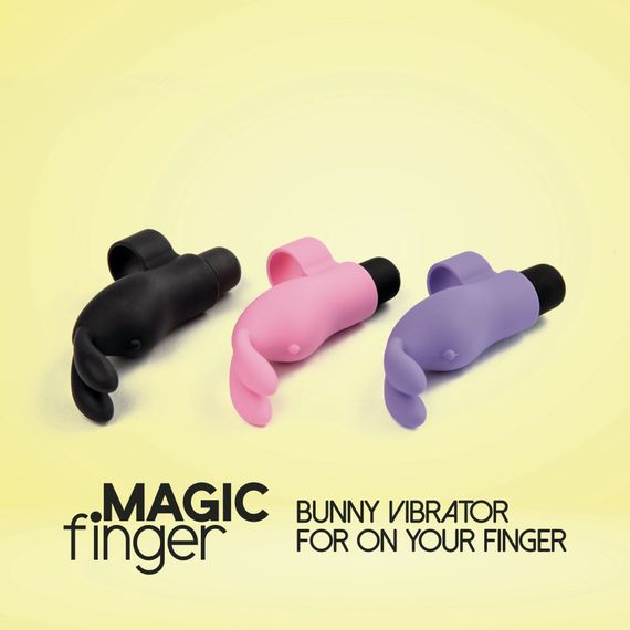 Вібратор на палець FeelzToys Magic Finger Vibrator Black | Зображення 5