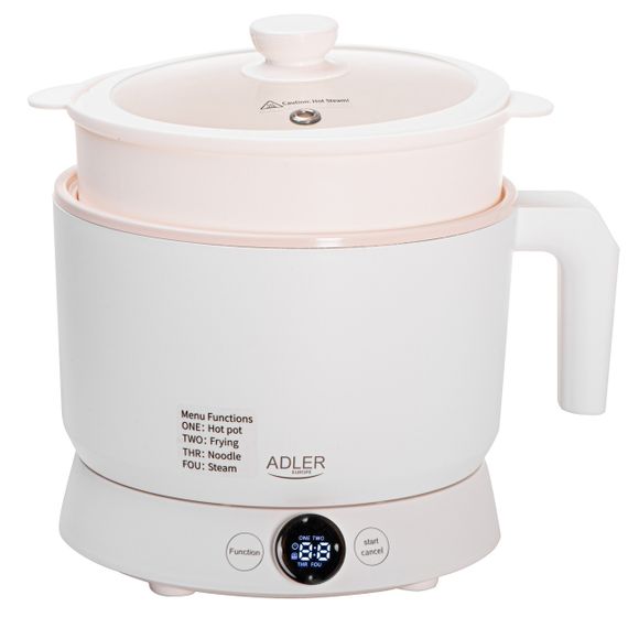 Мультиварка 1 л 800 Вт Adler AD 6422, 4 режими, пароварка | Зображення 1