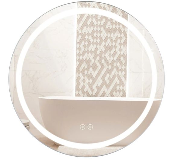 Зеркало Qtap Mideya с антизапотеванием (DC-F803) 600х600 QT2078F803W