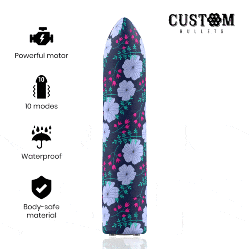 Мощная вибропуля Spring Custom Bullets (Испания) Sex Aura