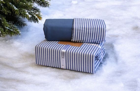Комплект постільної білизни Kayra Flanel 200×220 см Serit Mavi | Зображення 7