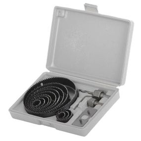 Набір коронок для дерева (16,22,29,32,38,44,54, 64, 76,89,102,127 мм) INTERTOOL BT-00261