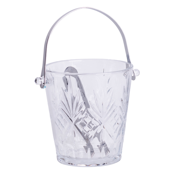 Ведерко для льда стеклянное 1 л с металлическими щипцами HP-19-22GLASS | Зображення 4