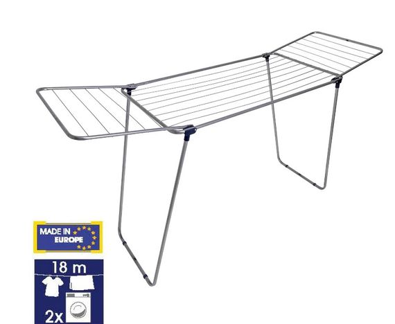 Сушарка для білизни підлогова Casa Si Merkur Pure 18m Silver (CS92235S04C) (DAS302407) | Зображення 1