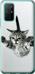 Чехол на Huawei Honor 30S Летящий котёнок "2322u-1897-17620"
