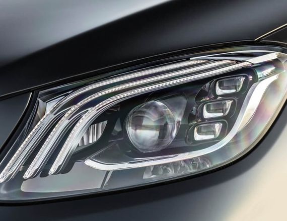 Рестайлінг передні фари з блоками (OEM) для Mercedes S-сlass W222 | Зображення 1