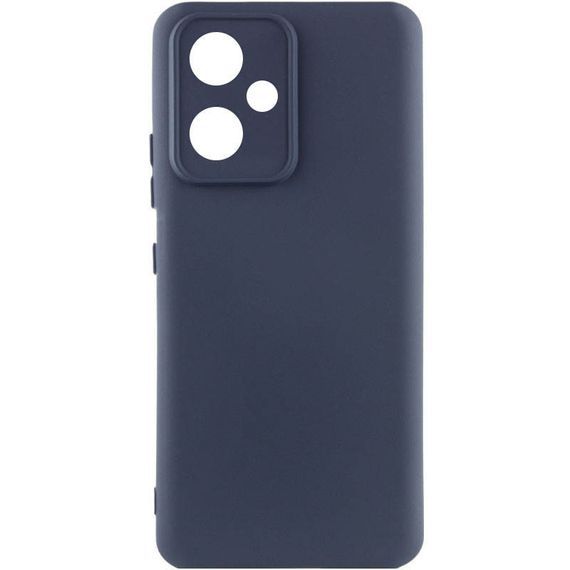 Чехол Silicone Cover Lakshmi Full Camera (A) для Xiaomi Redmi 12 Full camera, Синій/Midnight Blue, ТПУ (термопластичний поліуретан)
