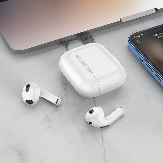 Навушники бездротові Bluetooth Borofone BW13 9046 White | Зображення 1