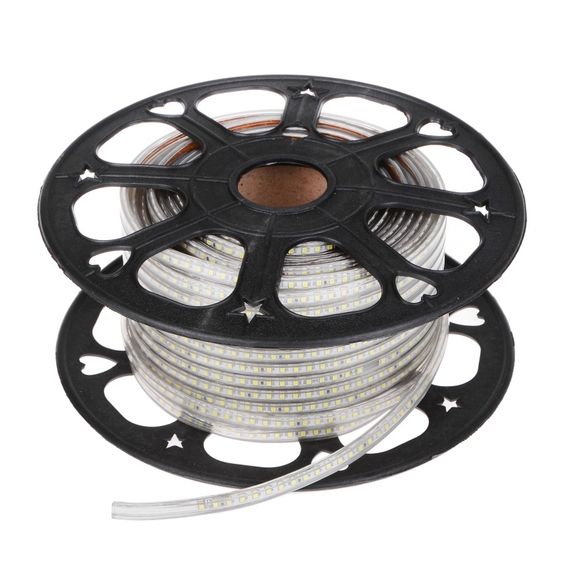 Светодиодная лента влагозащищенная холодный оттенок 220V 21.6W 2835 CW BROWN IP67 1m (BY-032/120) | Зображення 3