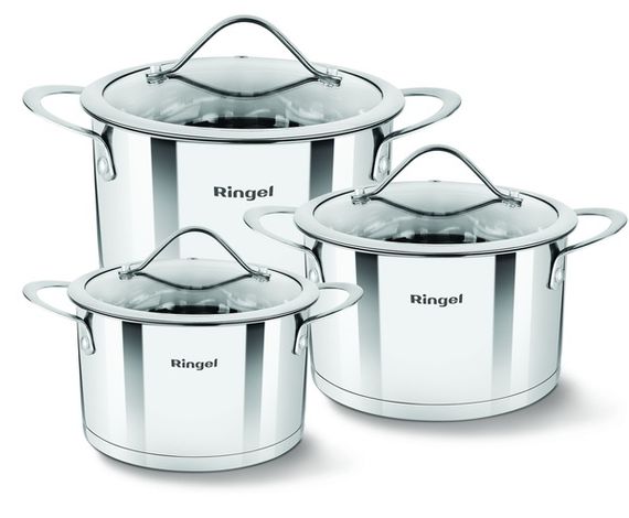 Набір посуду Ringel Fusion 6 пр. 1.9 л+2.6 л+3.6 л