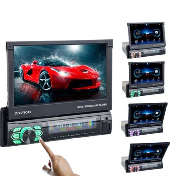Автомагнітола 1DIN CML-PLAY 7188A з висувним сенсорним екраном 7 дюймів, Android 9.0, GPS, BT, WI-FI, USB, AUX від XPRO (7188A_4143) | Зображення 1