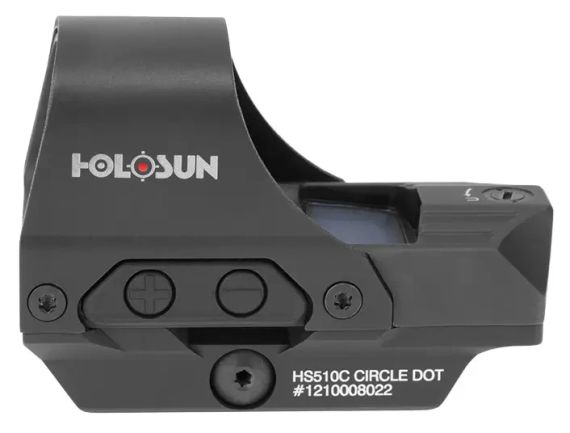 Приціл коліматорний Holosun HS510С точка 2 MOA + коло 65 МОА | Зображення 3