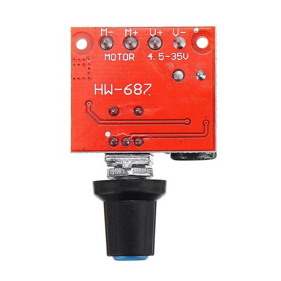 DC ШИМ регулятор оборотов двигателя DC 4.5V-35V 5А 20 кГц PWM | Зображення 3