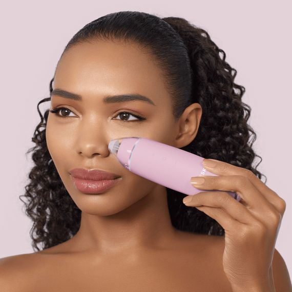 Микродермабразийное устройство для удаления черных точек GESKE MicroDermabrasion Blackhead Remover 7в1 starlight, Розовый | Зображення 3