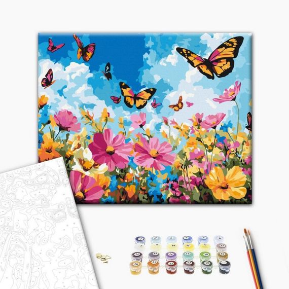 Картина за номерами "Весняне поле" BS54234, 40х50 см | Зображення 1