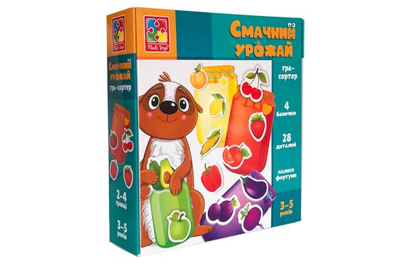 Настільна гра-сортер "Смачний урожай" VT1804-41 VladiToys