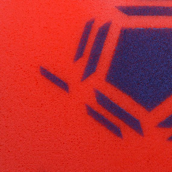 Міні-м'яч для футзалу з піноматеріалу червоний/синій - 1 | Зображення 2