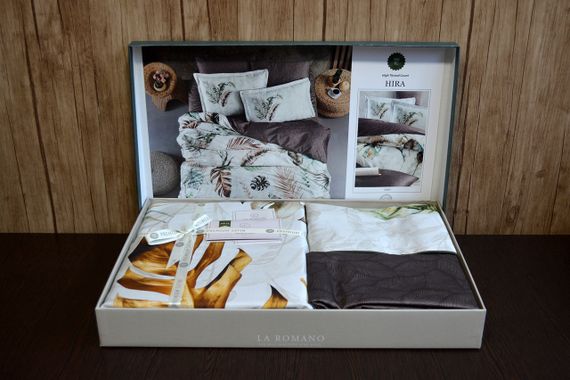 Постільна білизна La Romano Premium Satin 200×220 Hira Iron | Зображення 3