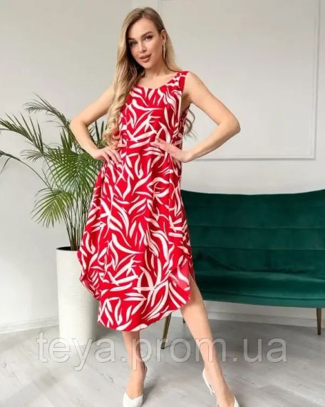 Платье для женщин цвет красный размер 3XL FI_007064
