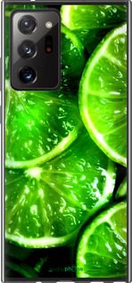 Чохол на Samsung Galaxy Note 20 Ultra Зелені часточки лимона "852u-2051-2448"