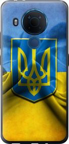 Чехол на Nokia 5.4 Флаг и герб Украины 1 "375u-2279-17620"