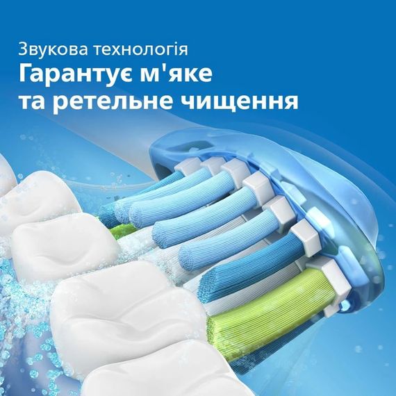 Електрична зубна щітка Philips Sonicare HX3651/13 Gemini (серія 2100) White | Зображення 2