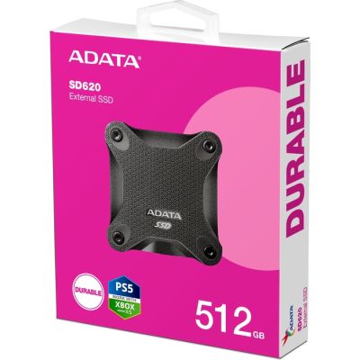 Накопитель SSD USB 3.2 512GB SD620 ADATA (SD620-512GCBK) | Зображення 5