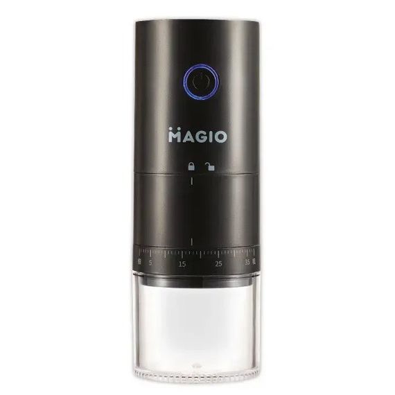 Кавомолка акумуляторна Magio MG-198 портативна з USB Type-C регульований помел 25 г | Зображення 1