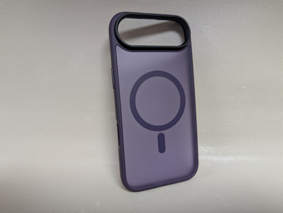 Чохол для iPhone 17 Air / Айфон 17 Аір, WAVE Matte Insane Case, напівпрозорий, soft-touch, фіолетовий