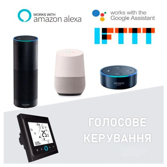 Wi-fi регулятор водяного теплого пола Moes White (BHT-002-GALWW) | Зображення 3