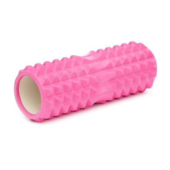 Масажний ролик Cornix EVA 33 x 14 см (валик, ролер) XR-0327 Pink | Зображення 4