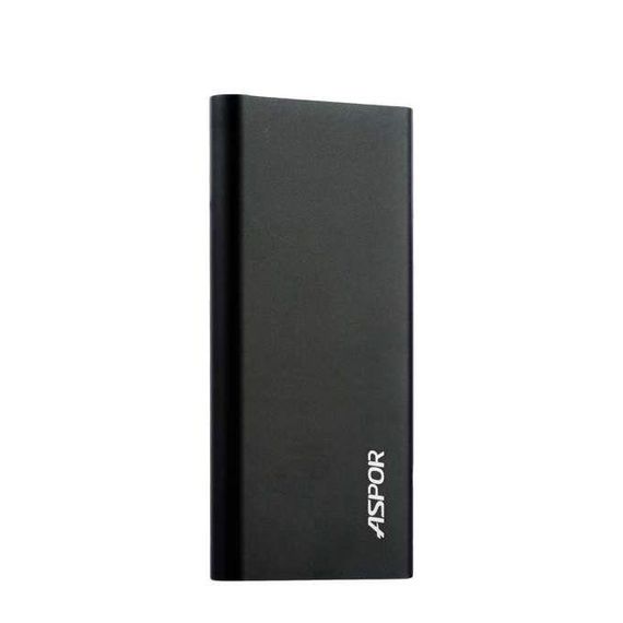 Портативний зарядний пристрій (Повербанк) Aspor A373 6000 mAh чорний