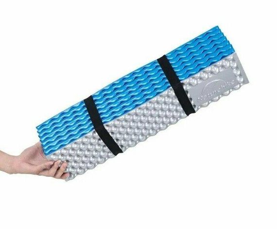 Килимок складний IXPE Naturehike NH19QD008, алюмінієва плівка, 18 мм, блакитний | Зображення 2