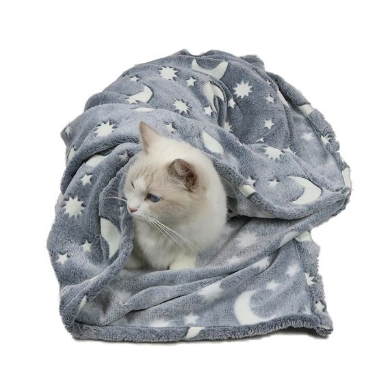 Пухнастий плед на диван світиться в темряві Blanket kids Magic Star 150х100 см, Ковдра magic blanket FY-92 | Зображення 7
