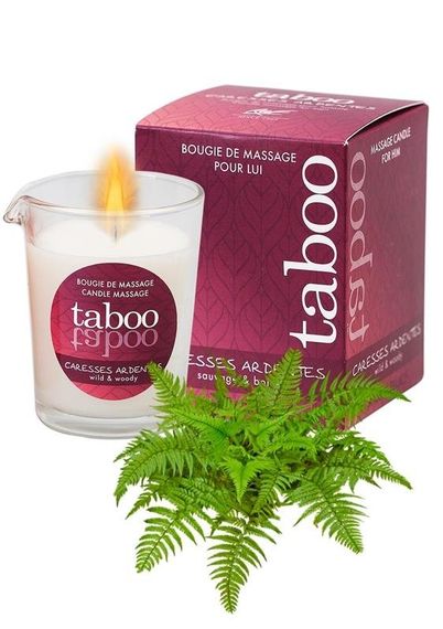 Масажна свічка - Taboo Caresses Ardentes, 60 г
