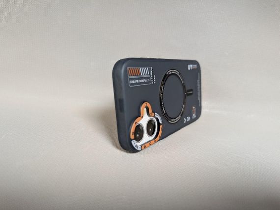 Чохол для iPhone 16 / Айфон 16 RbooT, магнітний чохол MagSafe, захисний, чорний | Зображення 2