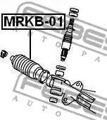 Пильовик кермової рейки Lancer/L 300 86-, FEBEST (MRKB01) | Зображення 3