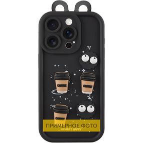 Чехол TPU Toys Case with Ears для Xiaomi Redmi A3 Black