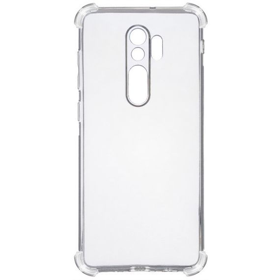 TPU чохол GETMAN Ease logo посилені кути Full Camera для Xiaomi Redmi 9 Безбарвний (прозорий) | Зображення 3