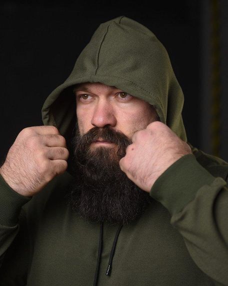 Худі maklin moscow олива НП4955 | Зображення 2