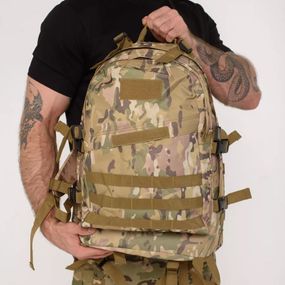 Міцний військовий рюкзак 40л Multicam з MOLLE (Cordura 600D)