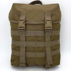 Підсумок універсальний тактичний Койот 5л з molle  (сухарка, адміністраторський, багатоцільовий)