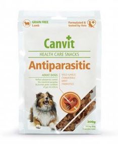 Canvit ANTIPARASITIC 200 г - полувлажные лакомства для здоровья ЖКТ собак