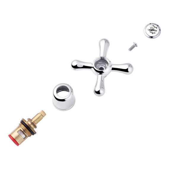 Ручка з кран-буксою для змішувача Kroner KRM - C986 (пара) (CV023567) | Зображення 1