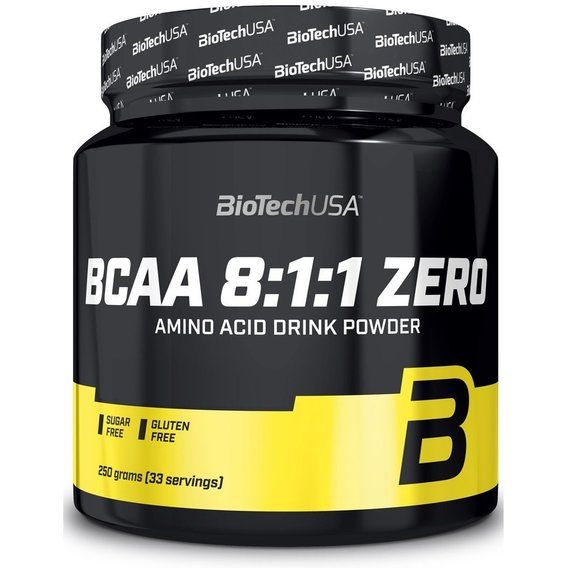 Амінокислота BCAA для спорту BioTechUSA BCAA 8:1:1 Zero 250 g /33 servings/ Ice Tea Peach