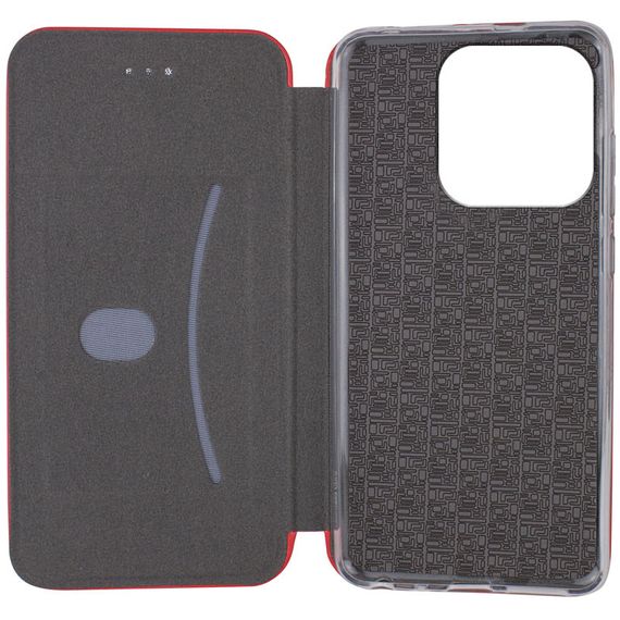 Шкіряний чохол-книжка Classy для Xiaomi Redmi 12C Червоний | Зображення 2