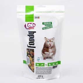 Повнораціонний корм для хом'яків Lolo Pets Foody 600 г LO-70114