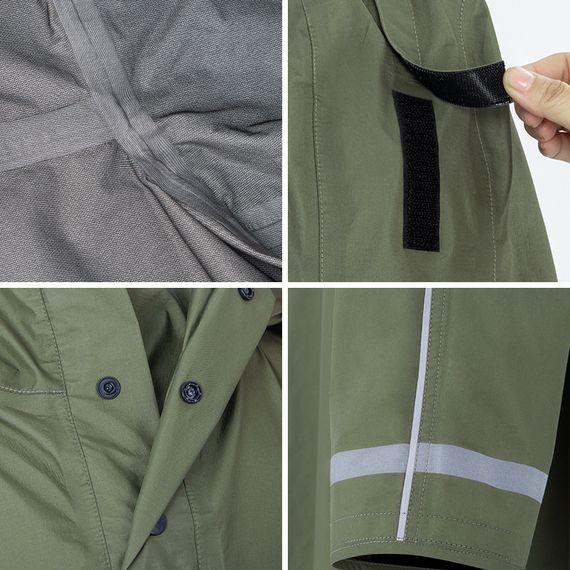 Плащ-дощовик Naturehike NH21FS036, p-p L, чорний | Зображення 3